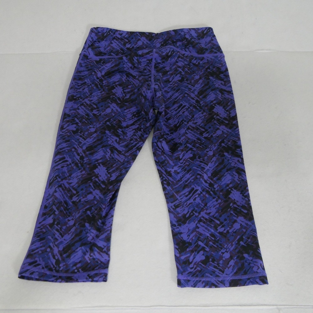 Z by Zella Womens Leggings S Cropped Purple APO Gym Yoga Athletic Workout Sporty